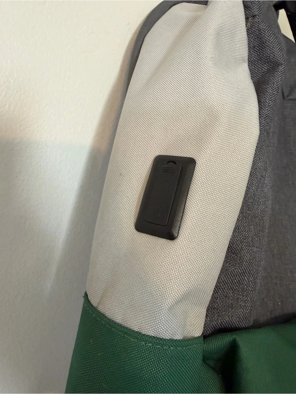 General Supply Goods + Co Commuter Daypack Backpack with USB Port – Green & Gray
